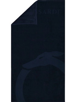 Trussardi Πετσέτα Θαλάσσης Navy Μπλε 88x170cm TRU2MTW01-14DARKB