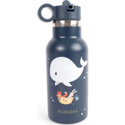 Filibabba Dreamy Adventurers Παιδικό Παγούρι Ανοξείδωτο Navy Μπλε 350ml