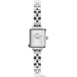 Daniel Wellington Quadro Mini Arch Γυναικείο Ρολόι με Ασημί Μεταλλικό Μπρασελέ DW00100844