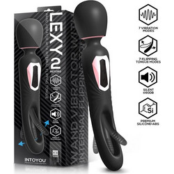 IntoYou Lexy 2 Wand Vibrator Δονητής Μασάζ Μαύρος