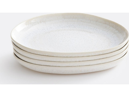 LA Redoute Ivoria Pearly Beige Πιάτα Γλυκού Κεραμικά 19x22.2cm 4τμχ 3614855769035