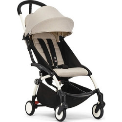 Stokke Yoyo Καρότσι Μωρού Μπαστούνι White Bonpoint Beige