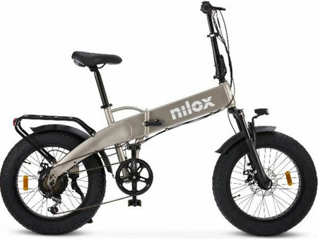 Nilox X10 Σπαστό Ηλεκτρικό Fat Bike 20" 250W με 6 Ταχύτητες και Δισκόφρενα Γκρι