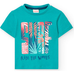 Boboli Παιδικό T-Shirt Κοντομάνικο Βεραμάν 321040-4727