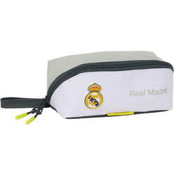 Safta CF Real Madrid Κασετίνα Βαρελάκι Λευκή 812554050
