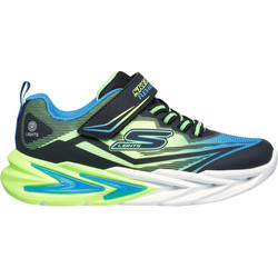 Skechers Παιδικά Sneakers με Φωτάκια Navy Μπλε Lime 400139L-BBLM