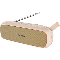 SonicGear P8000BG Ηχείο Bluetooth 20W με Ραδιόφωνο Χρυσό