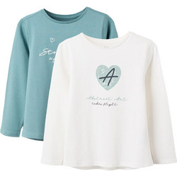 Zippy Σετ Παιδικά T-Shirt Μακρυμάνικα Βεραμάν Λευκό 31075511041