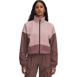 Under Armour Unstoppable Αθλητικό Γυναικείο Μπουφάν Softshell Κοντό Αδιάβροχο Ροζ 1374889-673