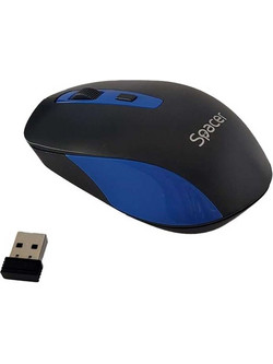Spacer SPMO-WS01-BKBL Ασύρματο Ποντίκι Black Blue
