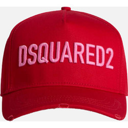 Dsquared2 Ανδρικό Καπέλο Jockey Υφασμάτινο Κόκκινο BCM066005C00001-M2284