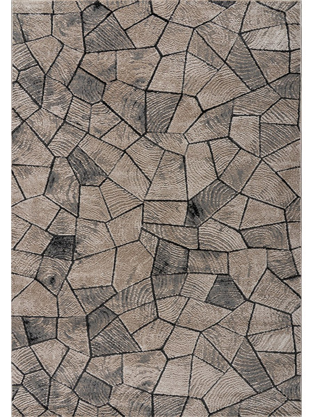 Beauty Home Serena Χαλί Ορθογώνιο 160x230cm Art 9837 Μπεζ Γκρι