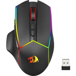 Redragon Axe Pro M814 Ασύρματο Gaming Ποντίκι RGB 8000 DPI Black