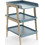 PoliHome Tsuga Βάση Αλλαξιέρας Μωρού Ξύλινη 75x58cm Μπλε