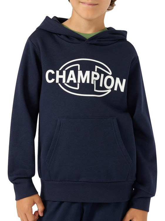 Champion Παιδικό Φούτερ με Κουκούλα Navy Μπλε 307253-BS501