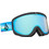 Volcom Footprints VG0624119-ICCH Μάσκα Σκι & Snowboard Ενηλίκων Μαύρη με Φακό Καθρέπτη Μπλε