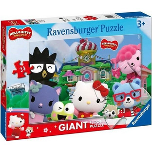 Παιδικό Puzzle Ravensburger Δαπέδου Hello Kitty 24 Κομμάτια