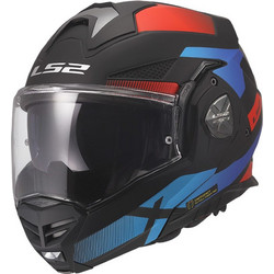 LS2 FF901 Advant X Nova Matt Black Red Blue Κράνος Μηχανής Crossover / Modular 1600gr