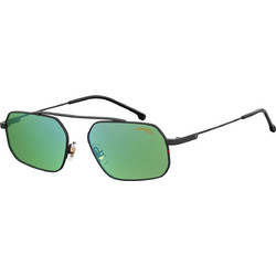 Carrera CA2016TS 7ZJMT Γυαλιά Ηλίου Aviator Μεταλλικά Μαύρα με Πράσινο Φακό