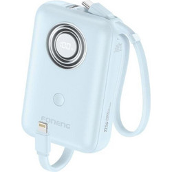 Foneng PX105 Power Bank 10000mAh 22.5W με Θύρα USB-A Blue