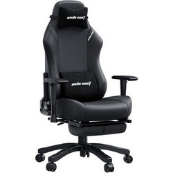 Anda Seat Luna Pro Καρέκλα Gaming Δερματίνης με Ρυθμιζόμενα Μπράτσα και Υποπόδιο Μαύρη