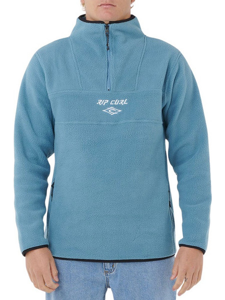 Rip Curl Ανδρικό Φούτερ Fleece με Τσέπες Πετρόλ 08TMFL-1276