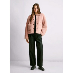 Pepe Jeans Γυναικείο Ημίπαλτο Sherpa Ροζ PL4024366-305