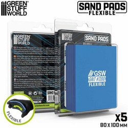 Green Stuff World Rigid Sanding Pads 1200 Grit Blue