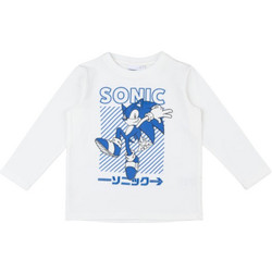 Prenatal Sonic Παιδικό T-Shirt Μακρυμάνικο Λευκό Royal Blue 1524963