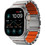 Nomad Stratos Titanium FKM Λουράκι Μεταλλικό Natural / Orange (Apple Watch 42 / 44 / 45 / 46 / 49mm)