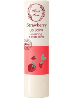 Fresh Line Strawberry Lip Balm με Χρώμα 5.4gr