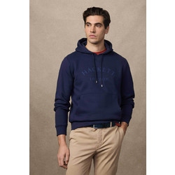 Hackett Ανδρικό Φούτερ με Κουκούλα & Τσέπες Navy Μπλε HM5800011