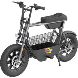 UrbanGlide Thunder 160 Ηλεκτρικό Ποδήλατο Πόλης 16" 350W με Δισκόφρενα Γκρι