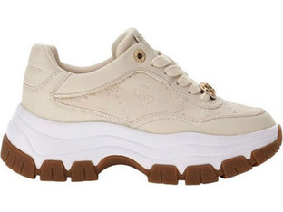 Guess Barrett2 Γυναικεία Sneakers Chunky Εκρού FLFBRTPEL12