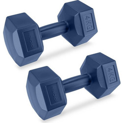 Spokey Monster Σετ Βαράκια Εξάγωνα Πλαστικοποιημένα 2x4kg