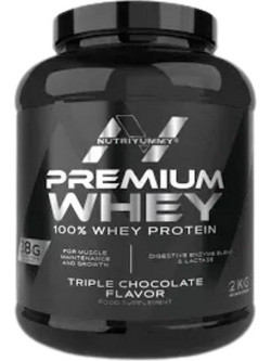 NutriYummy Premium Isolate Chocolate Πρωτεΐνη Ορού Γάλακτος Γράμμωσης 2kg