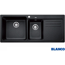 Blanco Naya 8 S Ένθετος Νεροχύτης Γρανίτη Anthracite Δεξιά Ποδιά 116x50cm