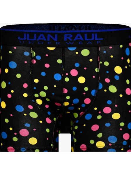 Juan Raul Polka Dots Ανδρικό Μποξεράκι Μαύρο JR595