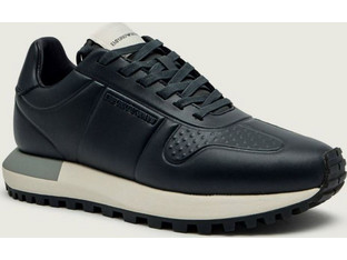 Emporio Armani Ανδρικά Sneakers Navy Μπλε EM003740AF19726-MB007