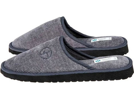 Amaryllis Slippers Χειμερινές Ανδρικές Παντόφλες Γκρι 5311-25