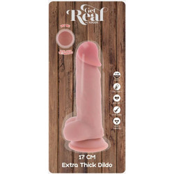 ToyJoy Get Real Deluxe Ρεαλιστικό Dildo με Βεντούζα & Όρχεις 17cm Flesh D-244860