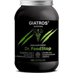 Giatros Nutrition Dr. FoodStop Συμπλήρωμα Διατροφής 180 Κάψουλες