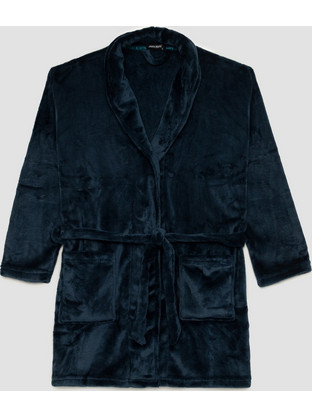 Minerva Χειμωνιάτικη Ανδρική Ρόμπα Fleece Χακί 96-71308-408
