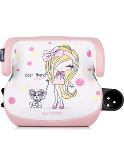 Chipolino Go Boost Κάθισμα Αυτοκινήτου Booster i-Size 22-36kg Pink