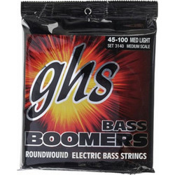 GHS Boomers 3140ML Σετ 4 Χορδές Ηλεκτρικού Μπάσου Nickel Plated Steel 45-100" Medium Tension