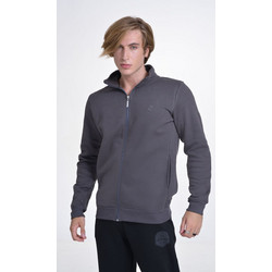 Target Ανδρική Ζακέτα Fleece με Φερμουάρ Ανθρακί M2/674035-24