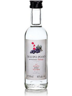 Stoupakis Chios Distillery Μαύρο Ρόδο Τσίπουρο με Γλυκάνισο 40% 50ml