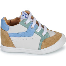 GBB Παιδικά Sneakers Μποτάκια Λευκά Καφέ Γαλάζια AN150-19