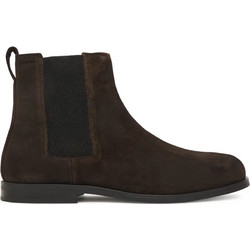 Calvin Klein Ανδρικά Chelsea Μποτάκια Suede Καφέ HM0HM02055-GY0
