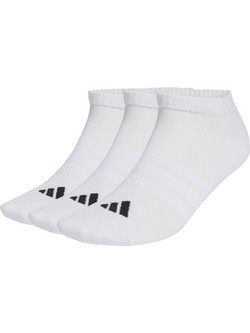 Adidas Essentials Ανδρικές Κάλτσες Κοντές Λευκές 3Pack JZ0535